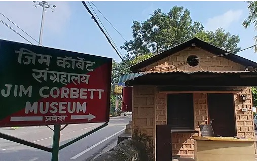 Best places to visit in Jim Corbett showcasing the historic artifacts and heritage bungalow at the Jim Corbett Museum in Kaladhungi.