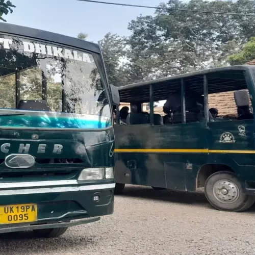 Dhikala Canter Safari booking at Dhangarhi Gate - Vyaghra Vipinam Venture